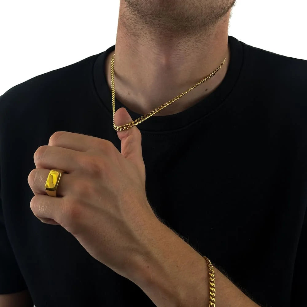 CUBAN SET (GOLD) 5MM