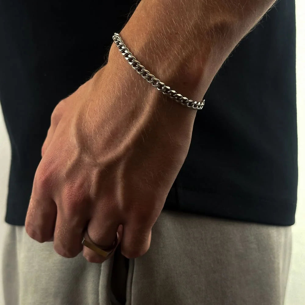 CUBAN ARMBAND (SILBER) 3MM