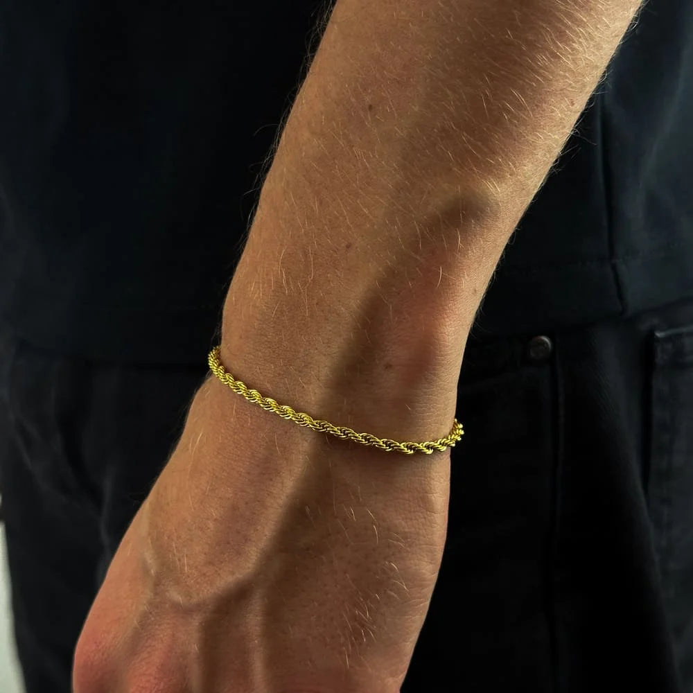 ROPE ARMBAND (GOLD) 3mm