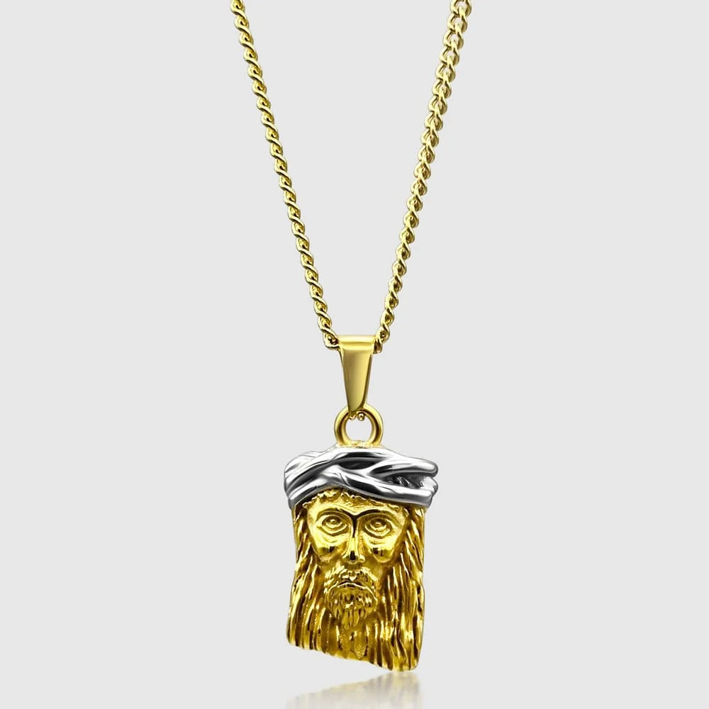 Jesus pendant gold sales
