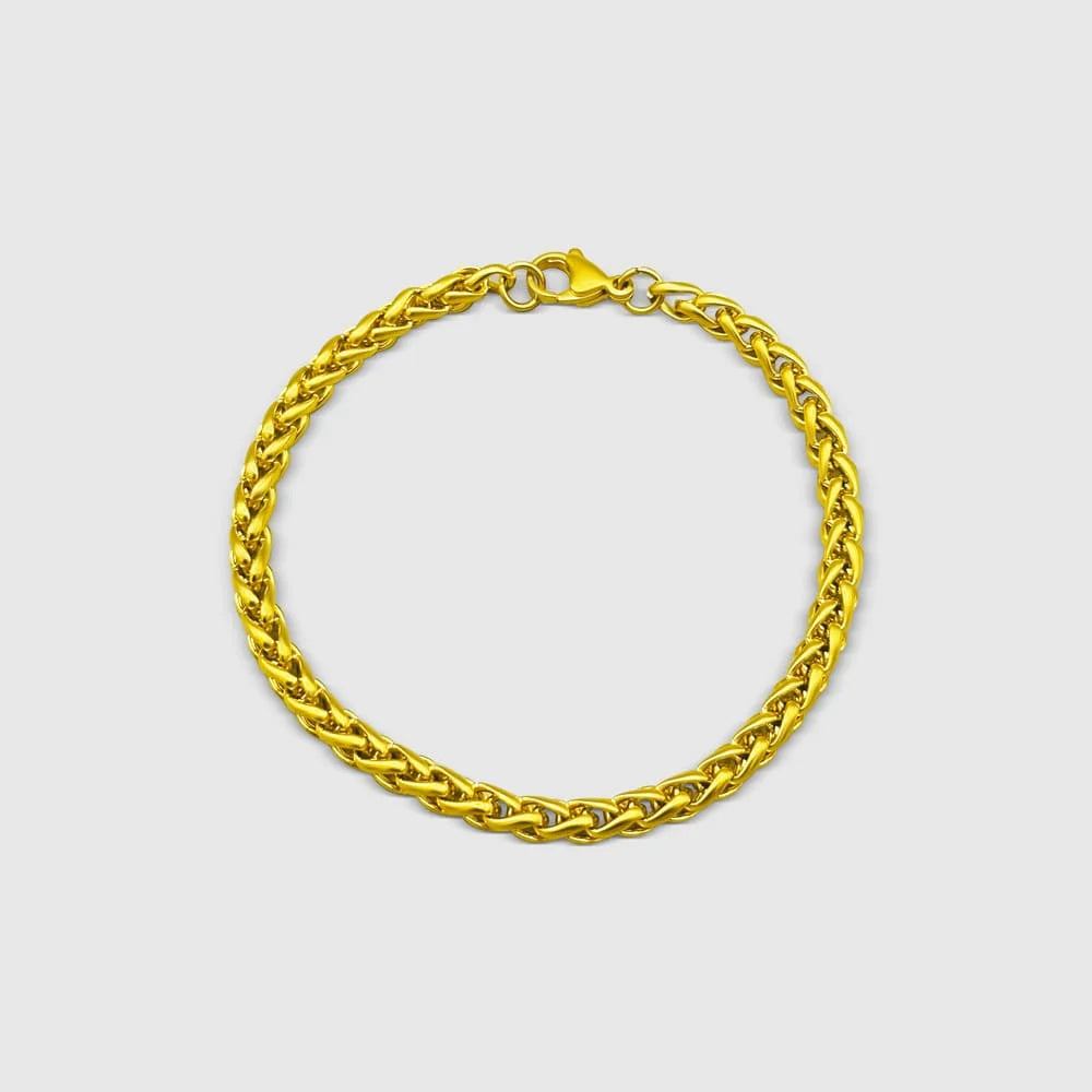 WEIZEN ARMBAND (GOLD) 5MM