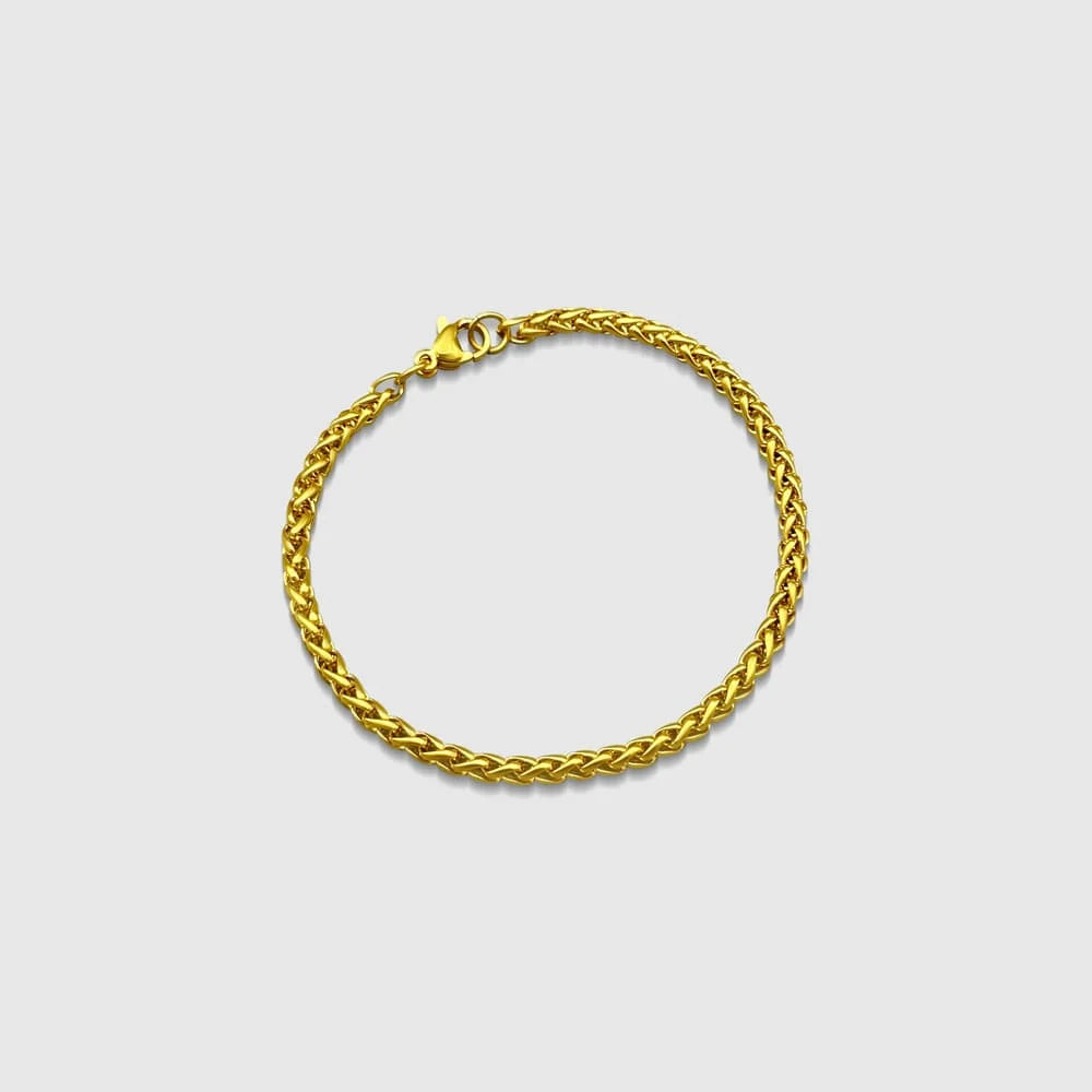 WEIZEN ARMBAND (GOLD) 3MM