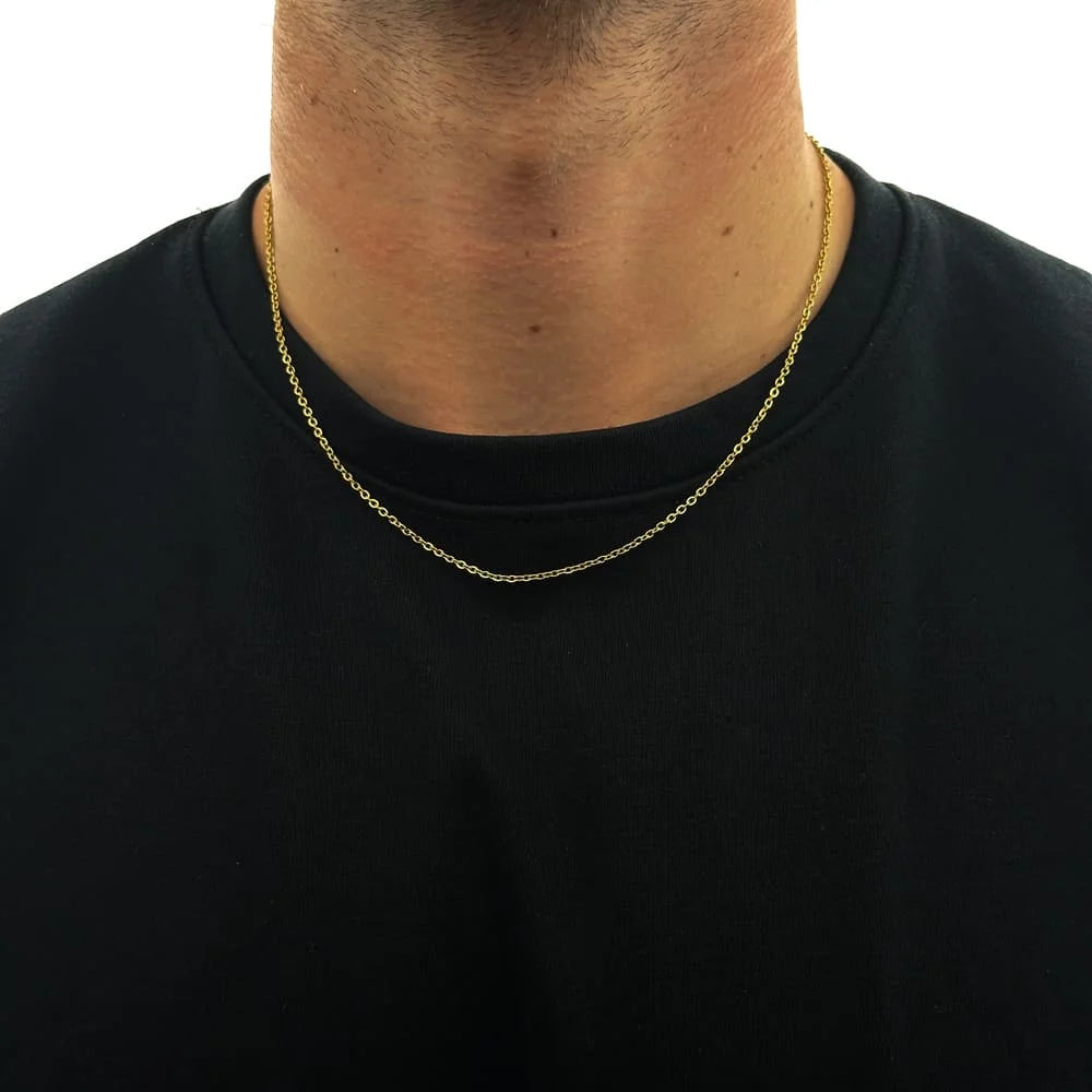 LINK CHAIN (GOLD) 2MM