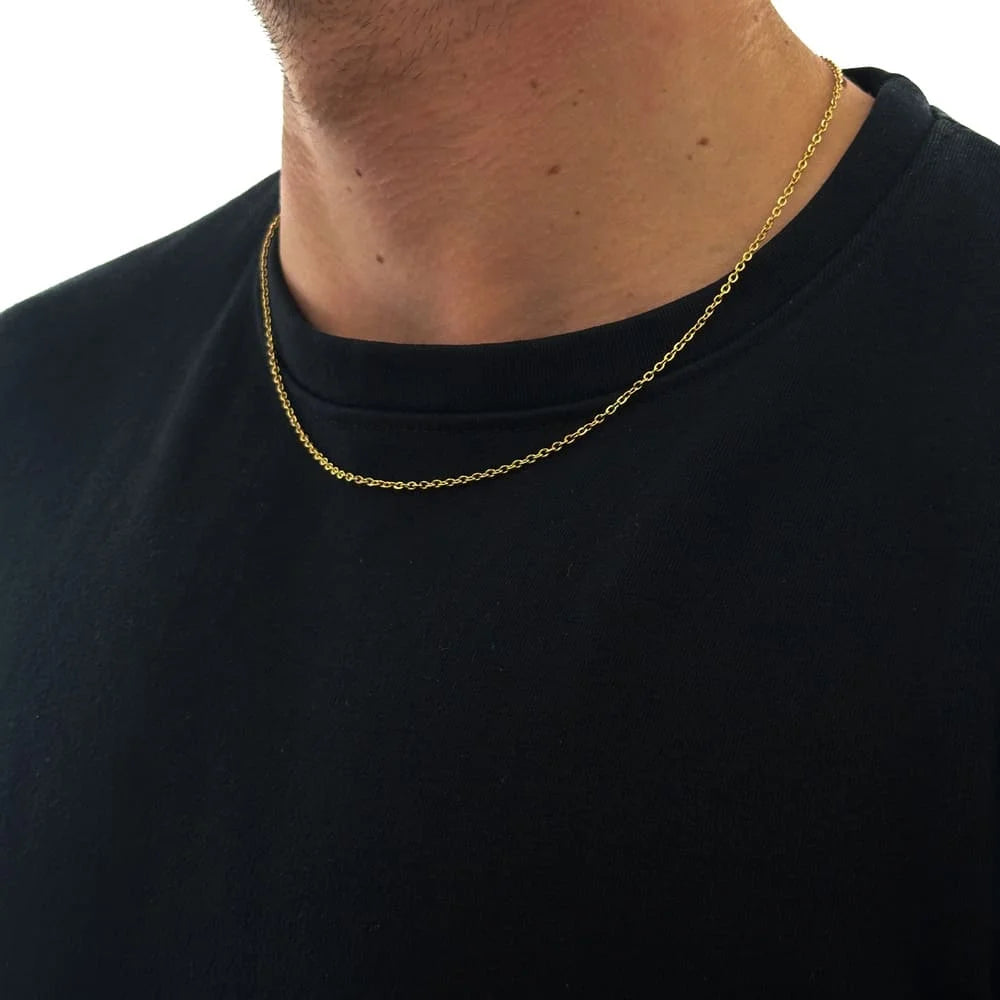 LINK CHAIN (GOLD) 2MM