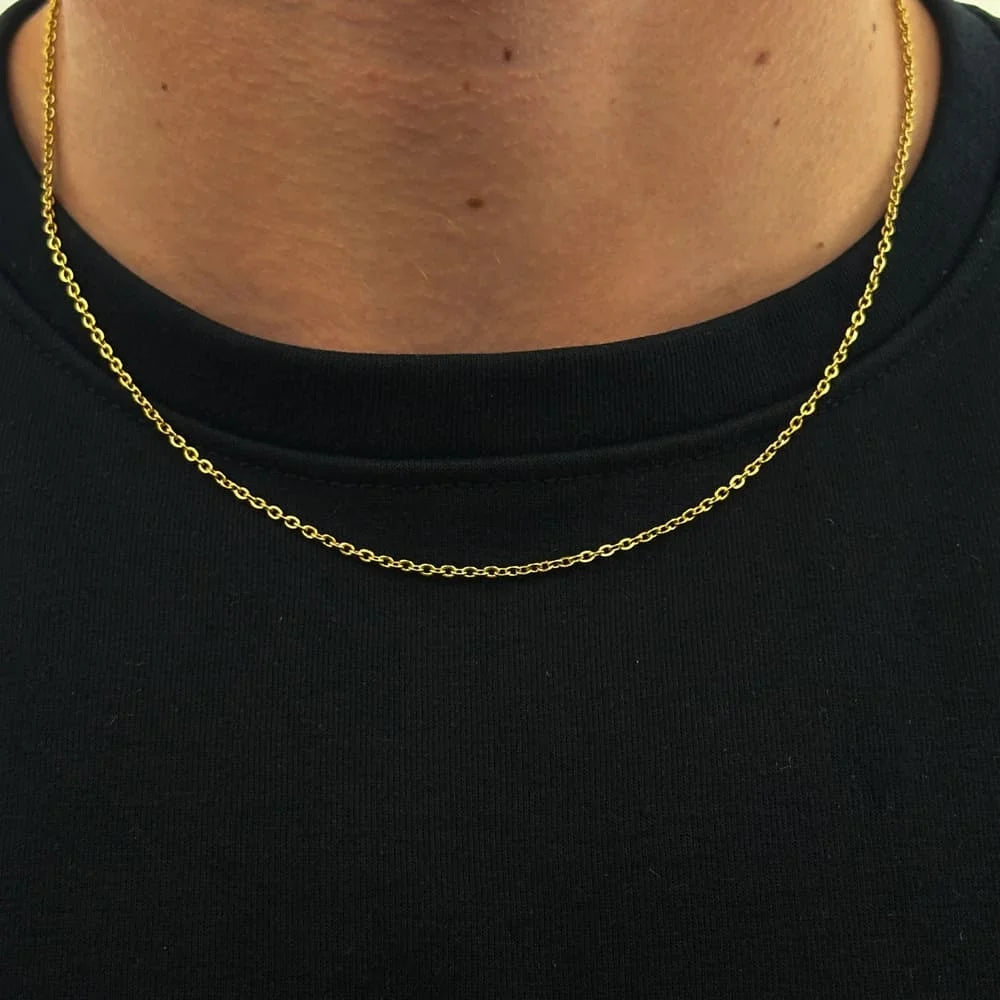 LINK CHAIN (GOLD) 2MM