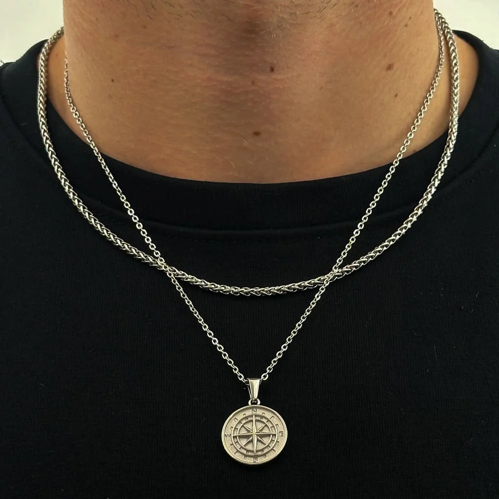 KOMPASS X WHEAT CHAIN SET (SILBER)