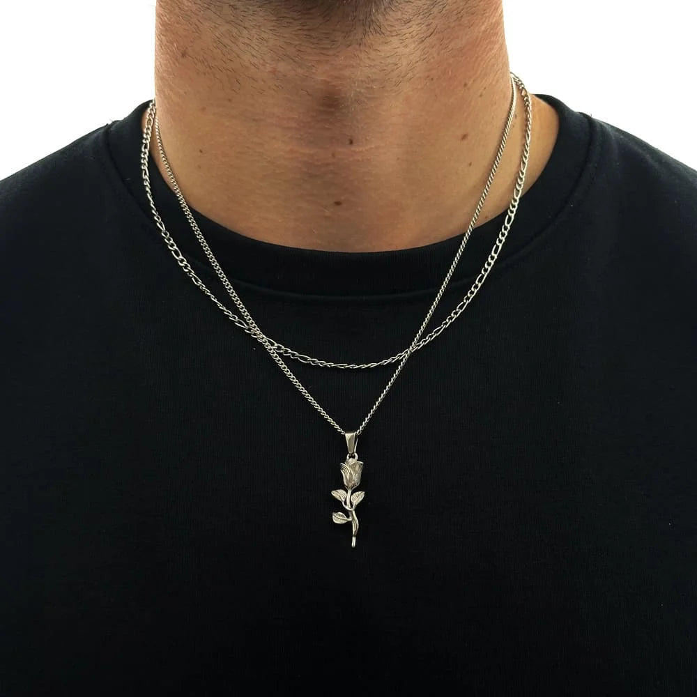ROSE X FIGARO CHAIN SET (SILBER)
