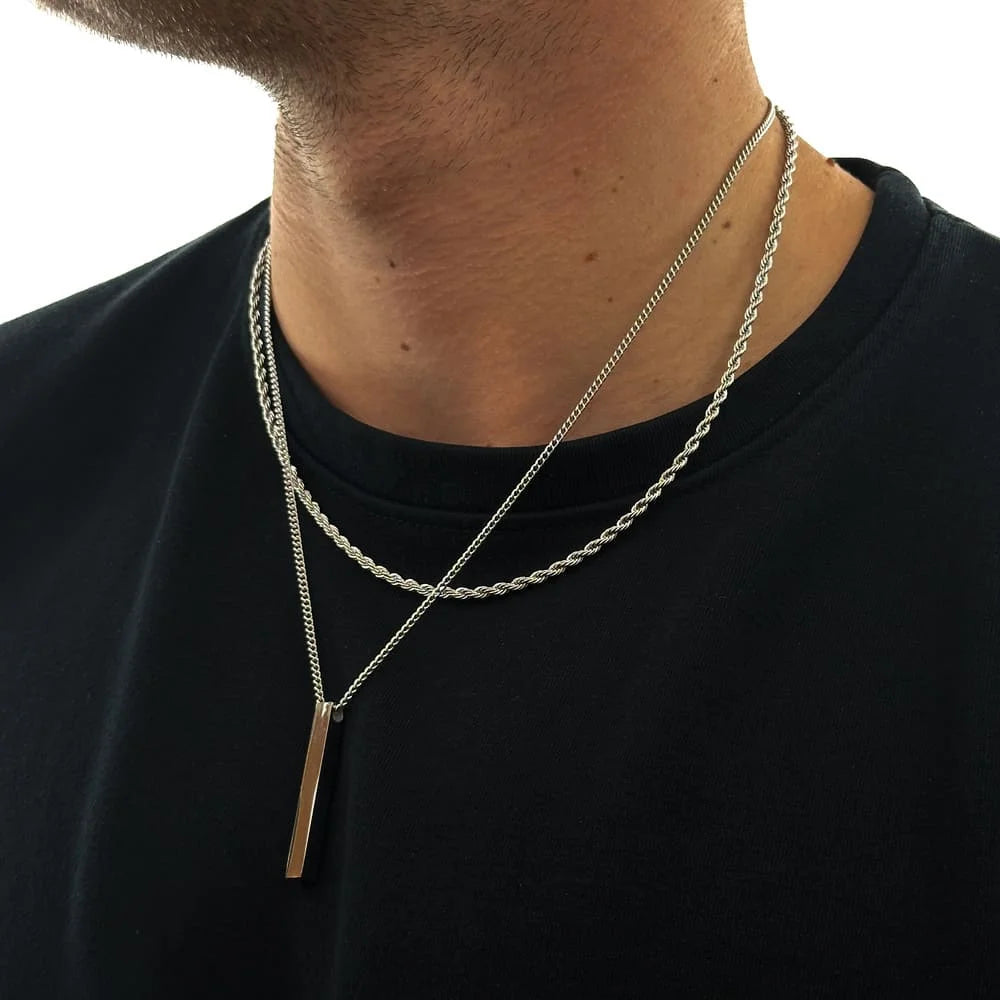 QUIRL PEN X ROPE CHAIN SET (SILBER)