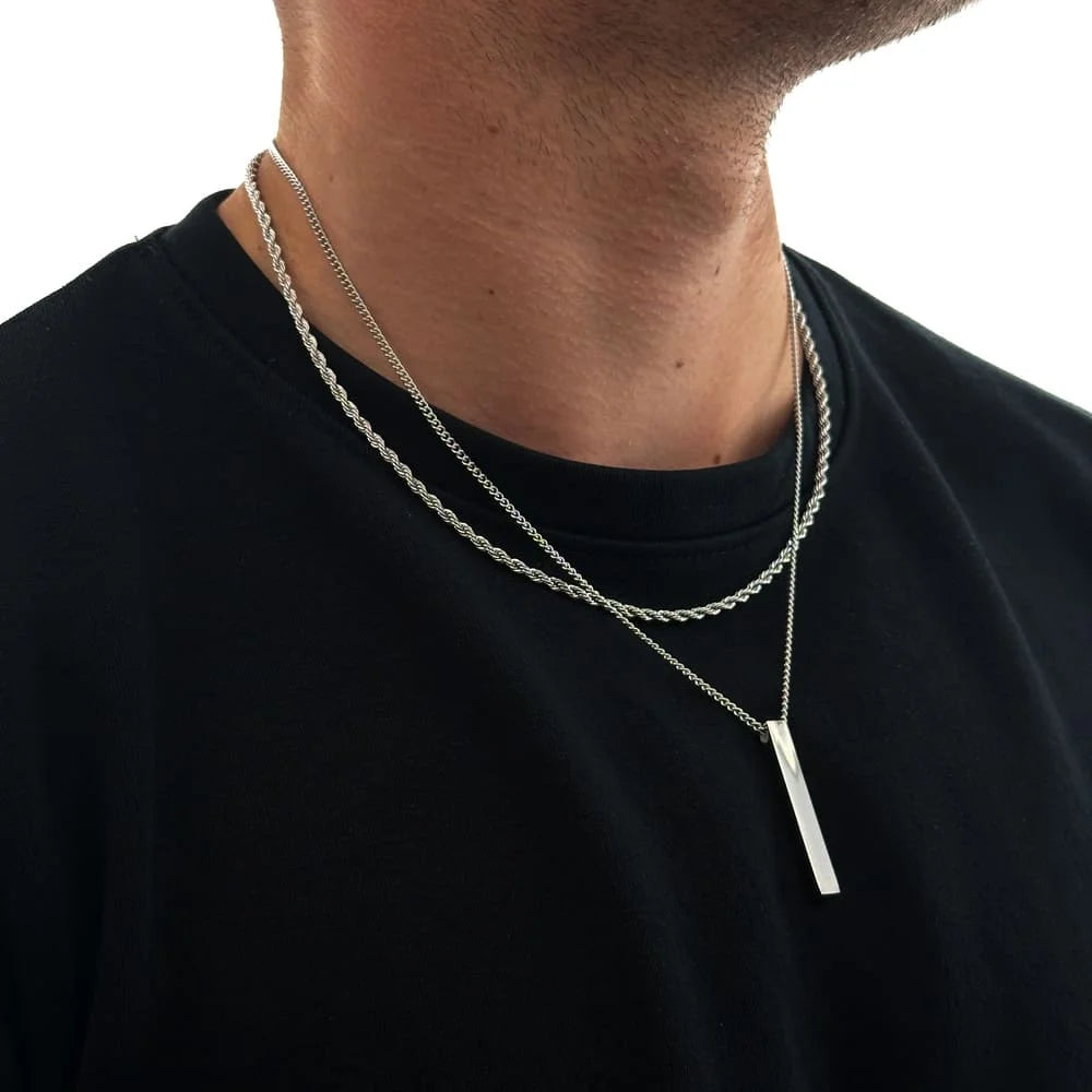 QUIRL PEN X ROPE CHAIN SET (SILBER)