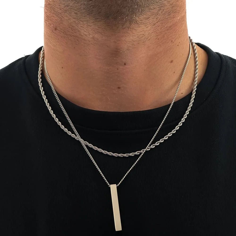 QUIRL PEN X ROPE CHAIN SET (SILBER)