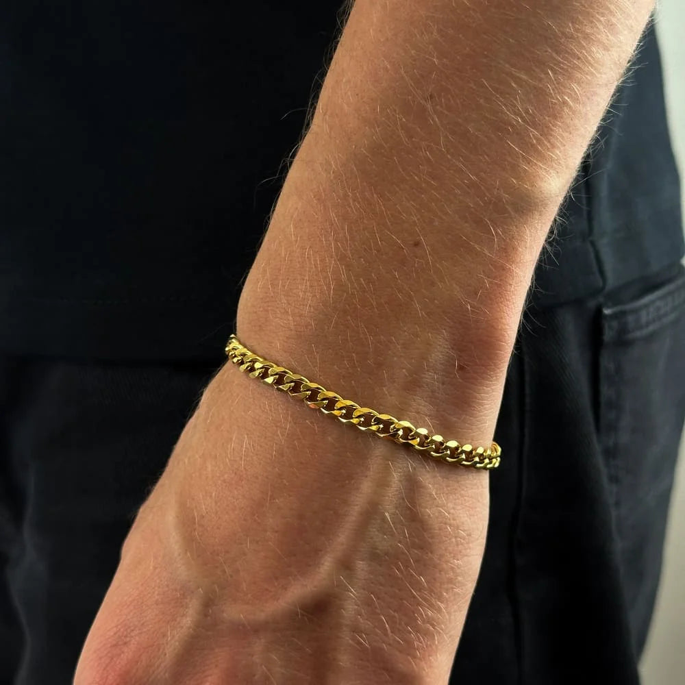 CUBAN ARMBAND (GOLD) 5MM
