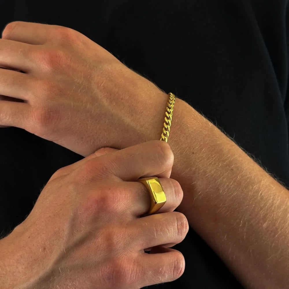 CUBAN ARMBAND (GOLD) 5MM