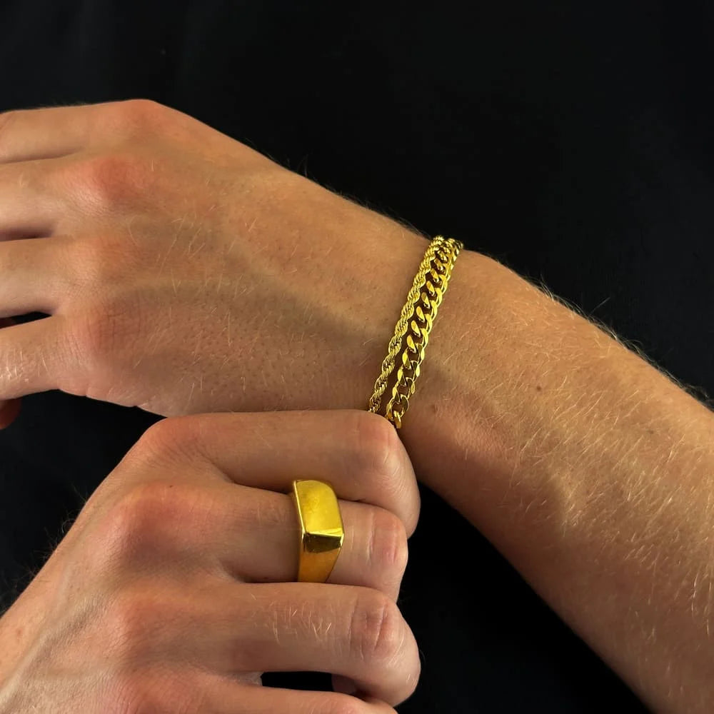 CUBAN ARMBAND (GOLD) 5MM