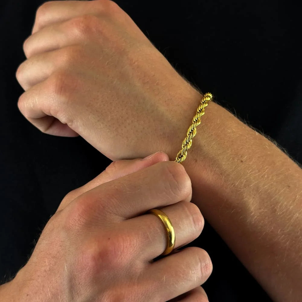 ROUND BAND RING (GOLD)