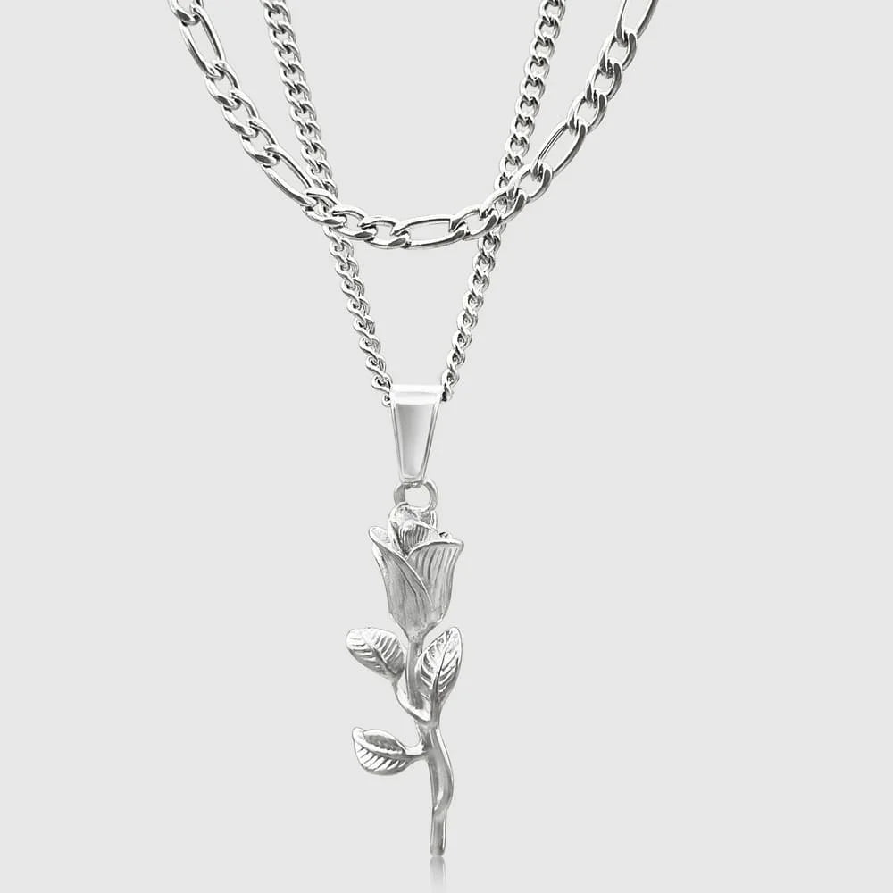 ROSE X FIGARO CHAIN SET (SILBER)