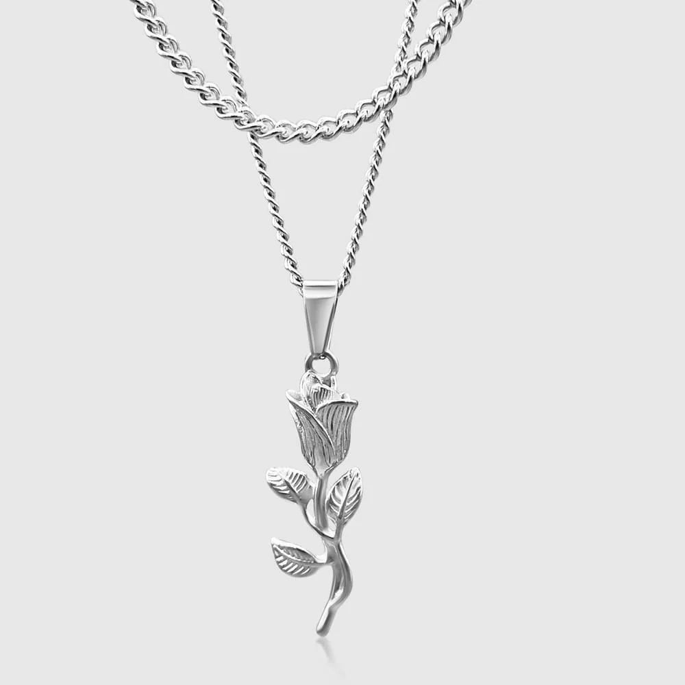 ROSE X CURB CHAIN SET (SILBER)