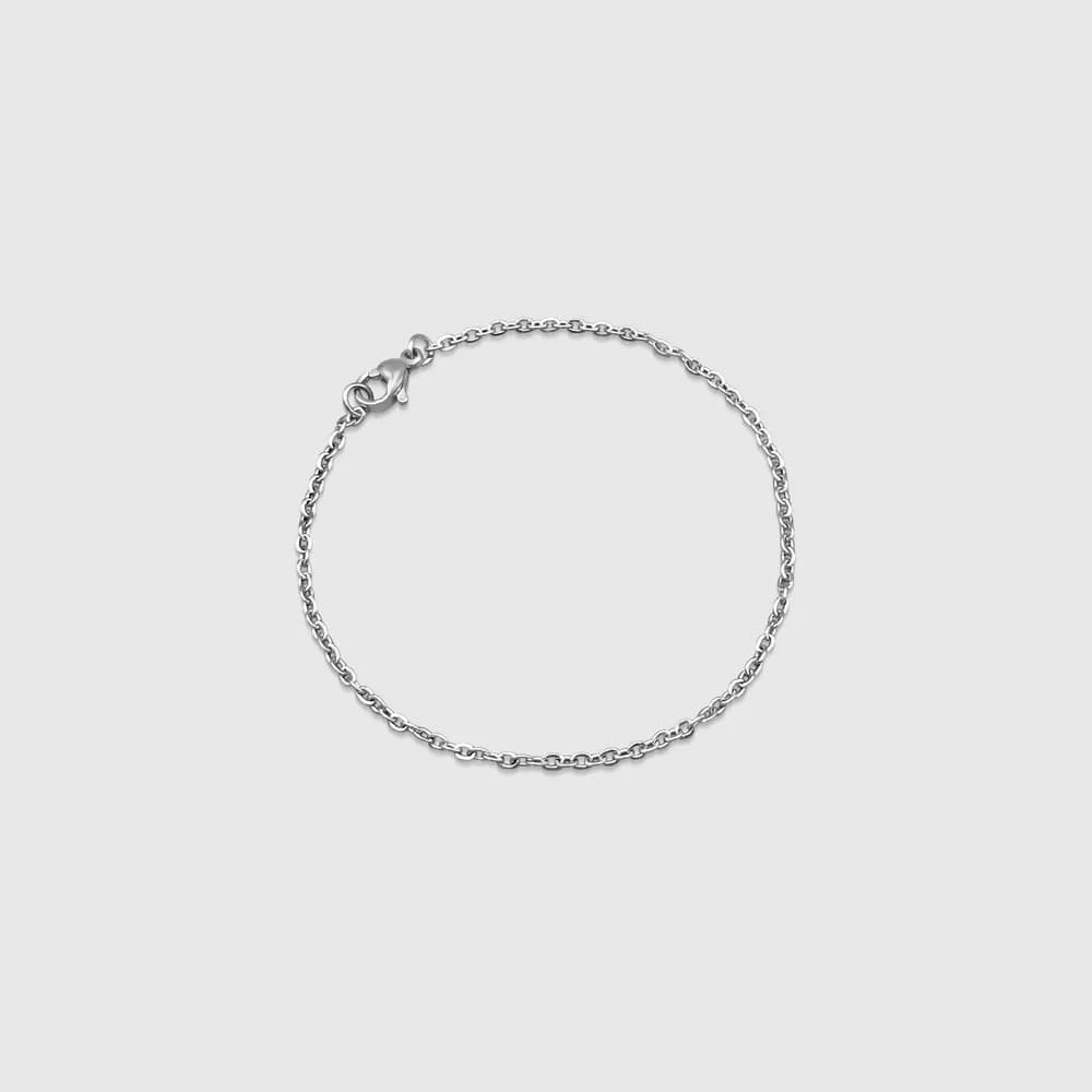 KABEL ARMBAND (SILBER) 2MM