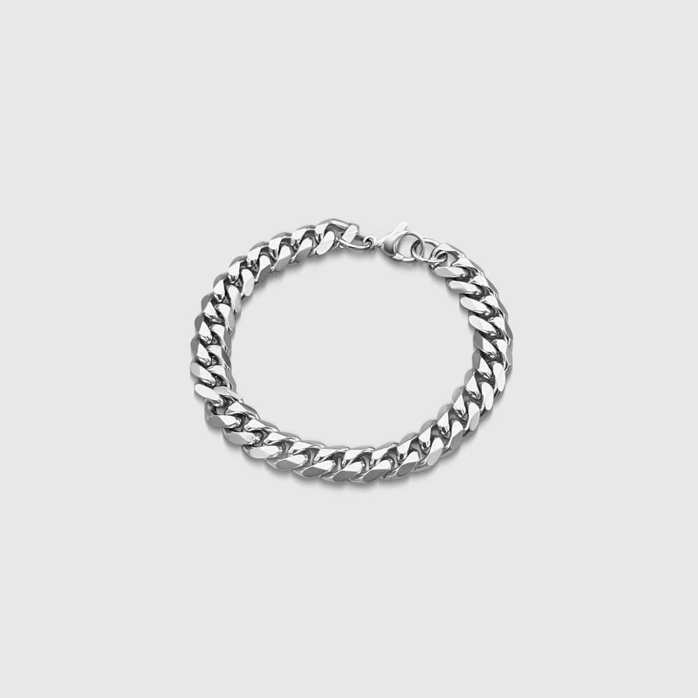 CUBAN ARMBAND (SILBER) 8MM