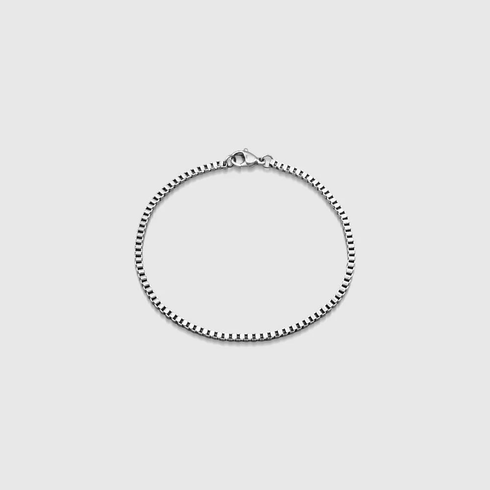 BOX ARMBAND (SILBER) 2MM