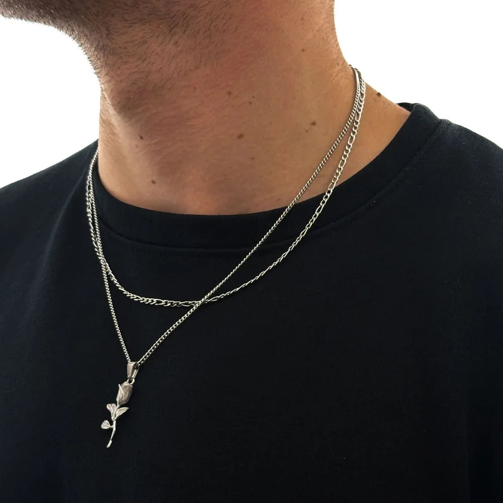 ROSE X FIGARO CHAIN SET (SILBER)