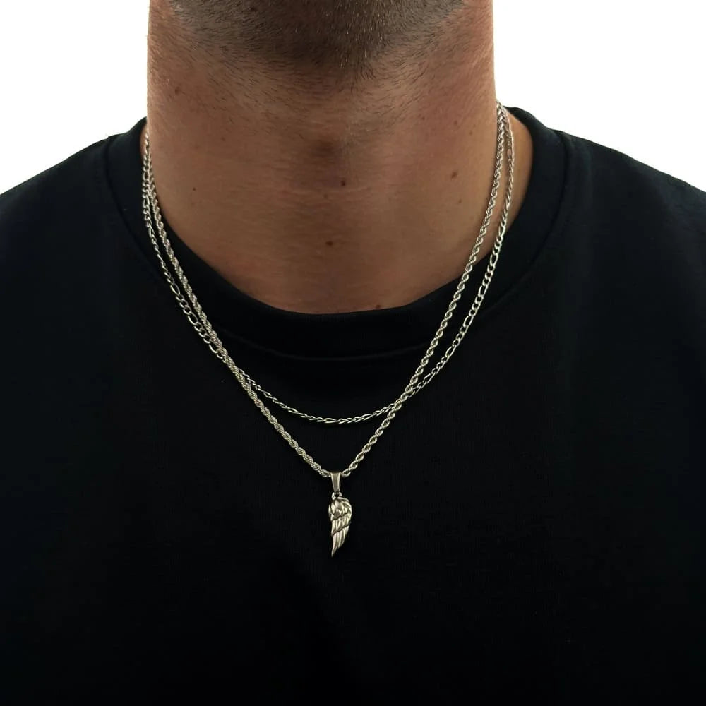 WING X FIGARO CHAIN SET (SILBER)