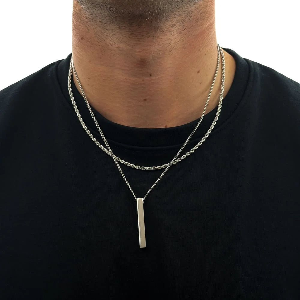 QUIRL PEN X ROPE CHAIN SET (SILBER)